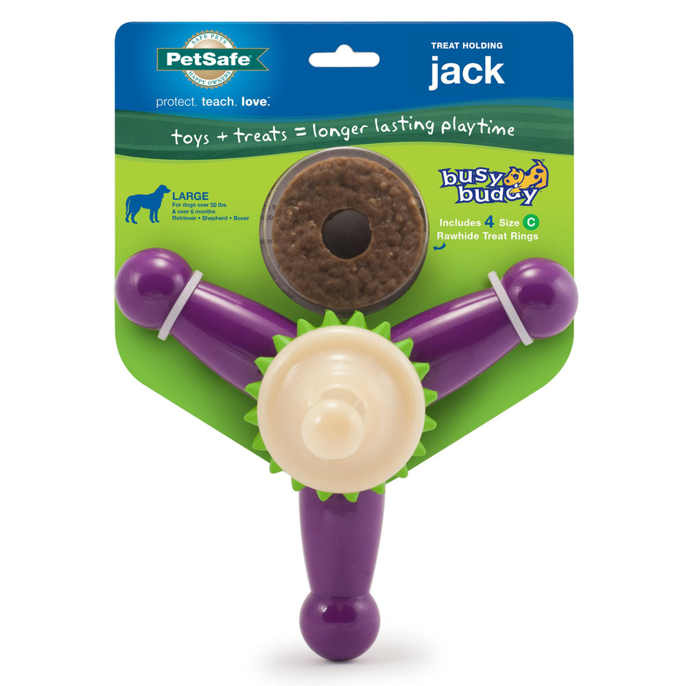 PetSafe Busy Buddy Jack: juego interactivo para estimular la mente del perro