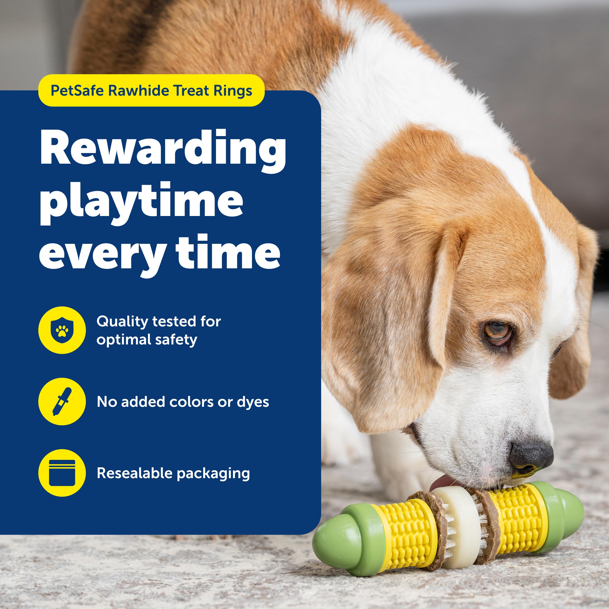 PetSafe Busy Buddy premios rawhide y mantequilla de cacahuete