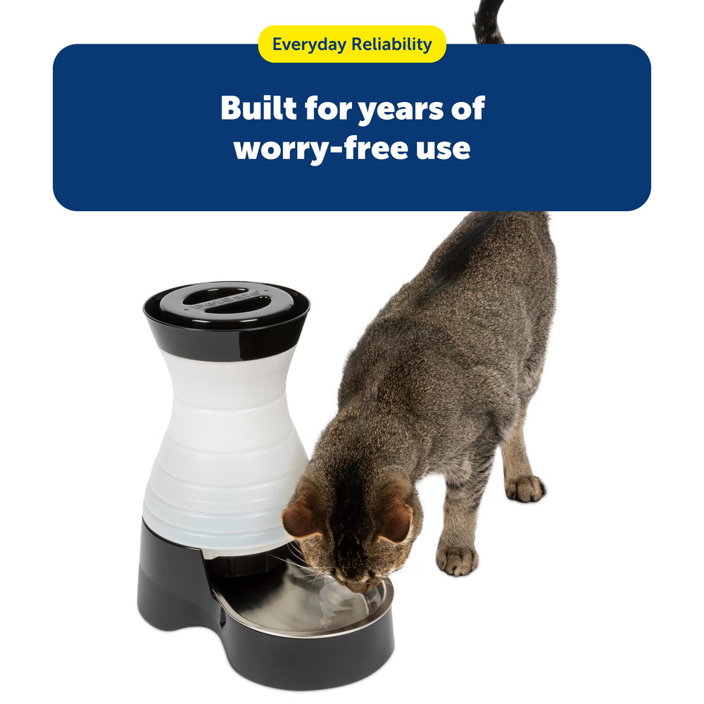 PetSafe Capacidad de 1,9 L ideal para mascotas pequeñas y medianas.