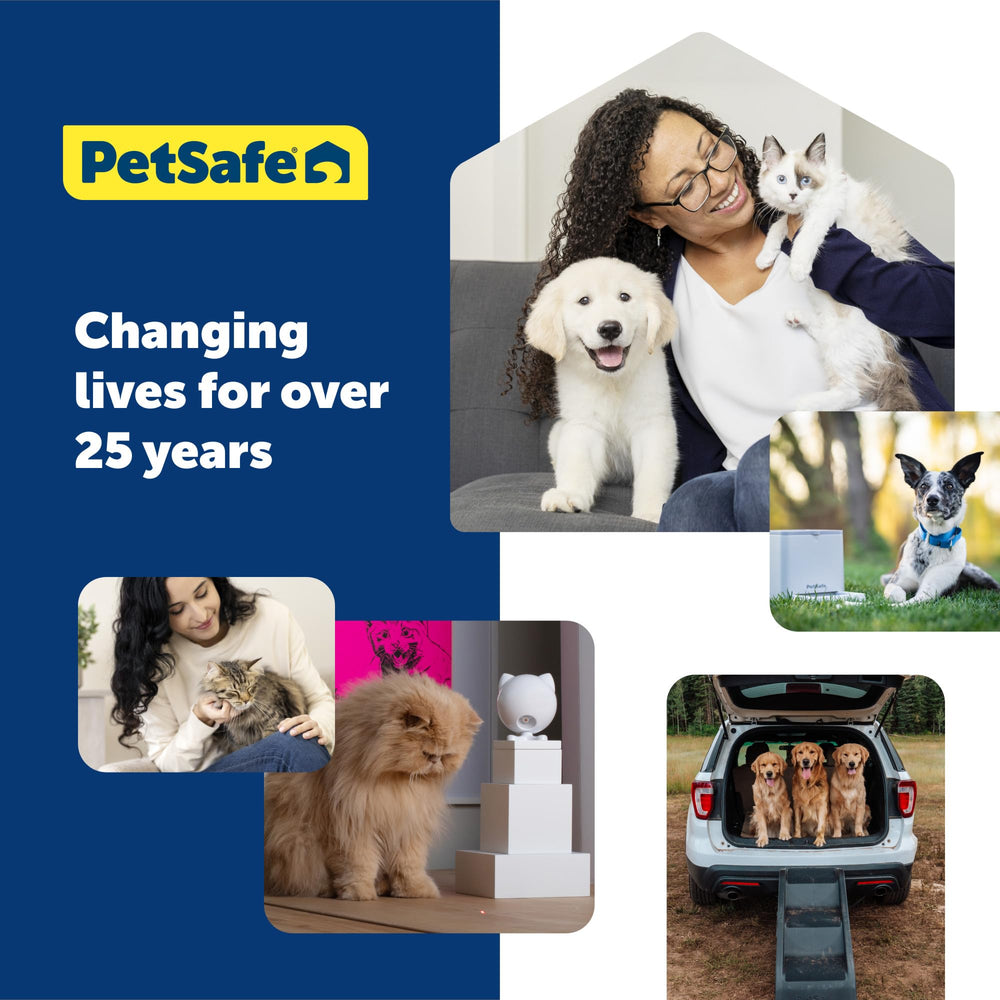 PetSafe ideal para jugar al aire libre, libertad controlada para tu mascota en jardín o parque.