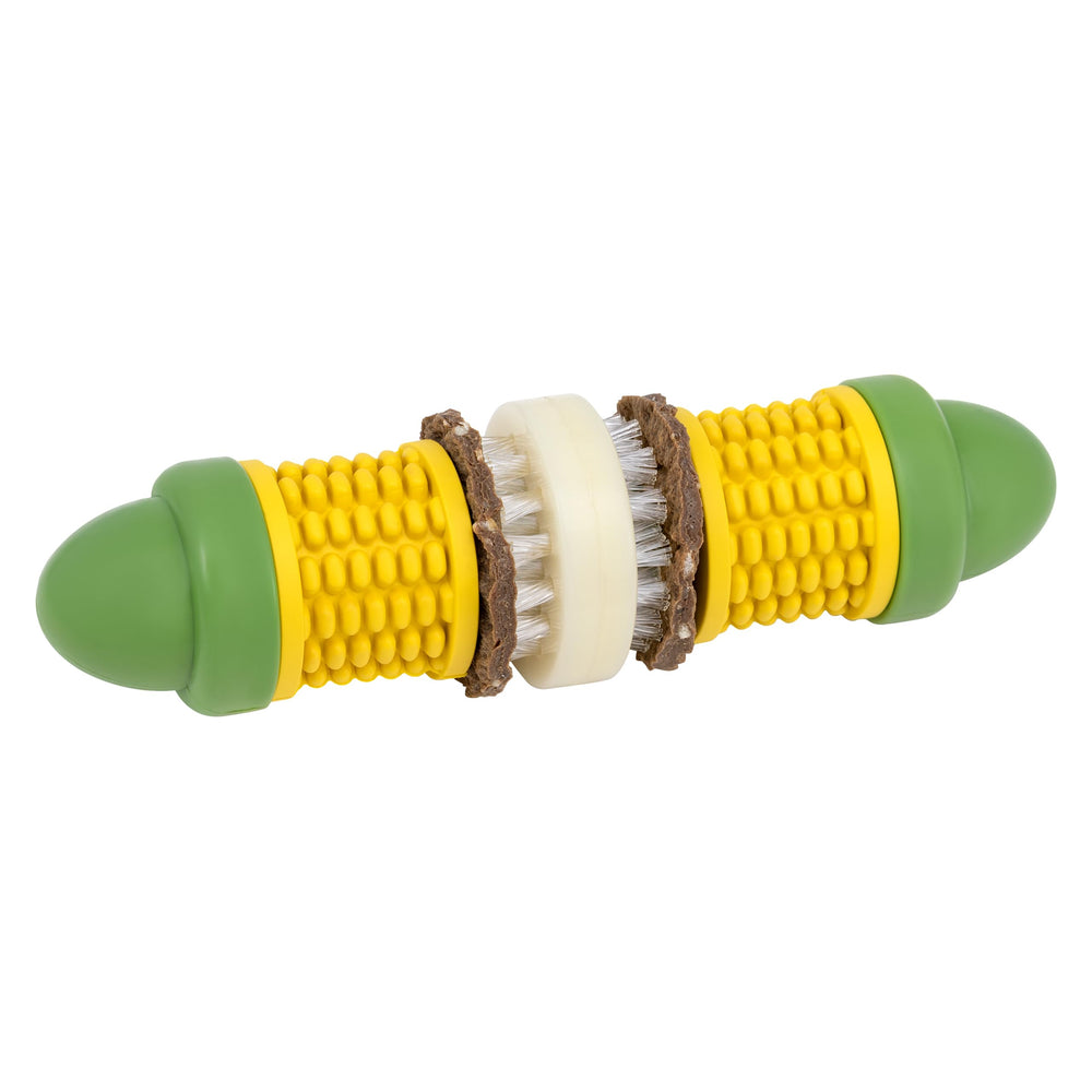 PetSafe Cravin' Corn: textura de goma y maíz para juego interactivo y calma.