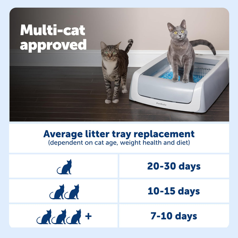 Uso diario cómodo con PetSafe Crystal Pro Legacy para gatos