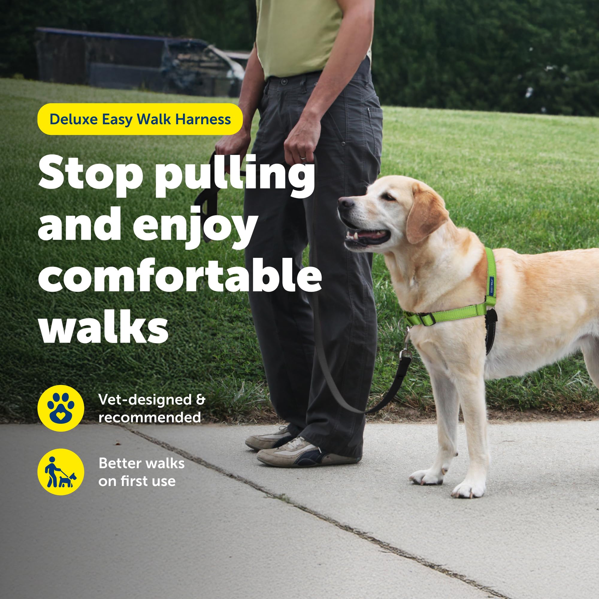 PetSafe Deluxe Easy Walk arnés-neopreno-acolchado, confort durante caminatas largas