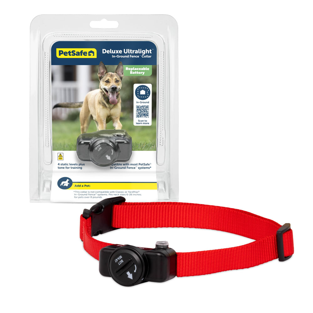 PetSafe Deluxe Ultralight collar receptor impermeable para uso exterior y entrenamiento.