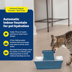 PetSafe Drinkwell Pagoda flujo continuo que anima a beber a tus mascotas.