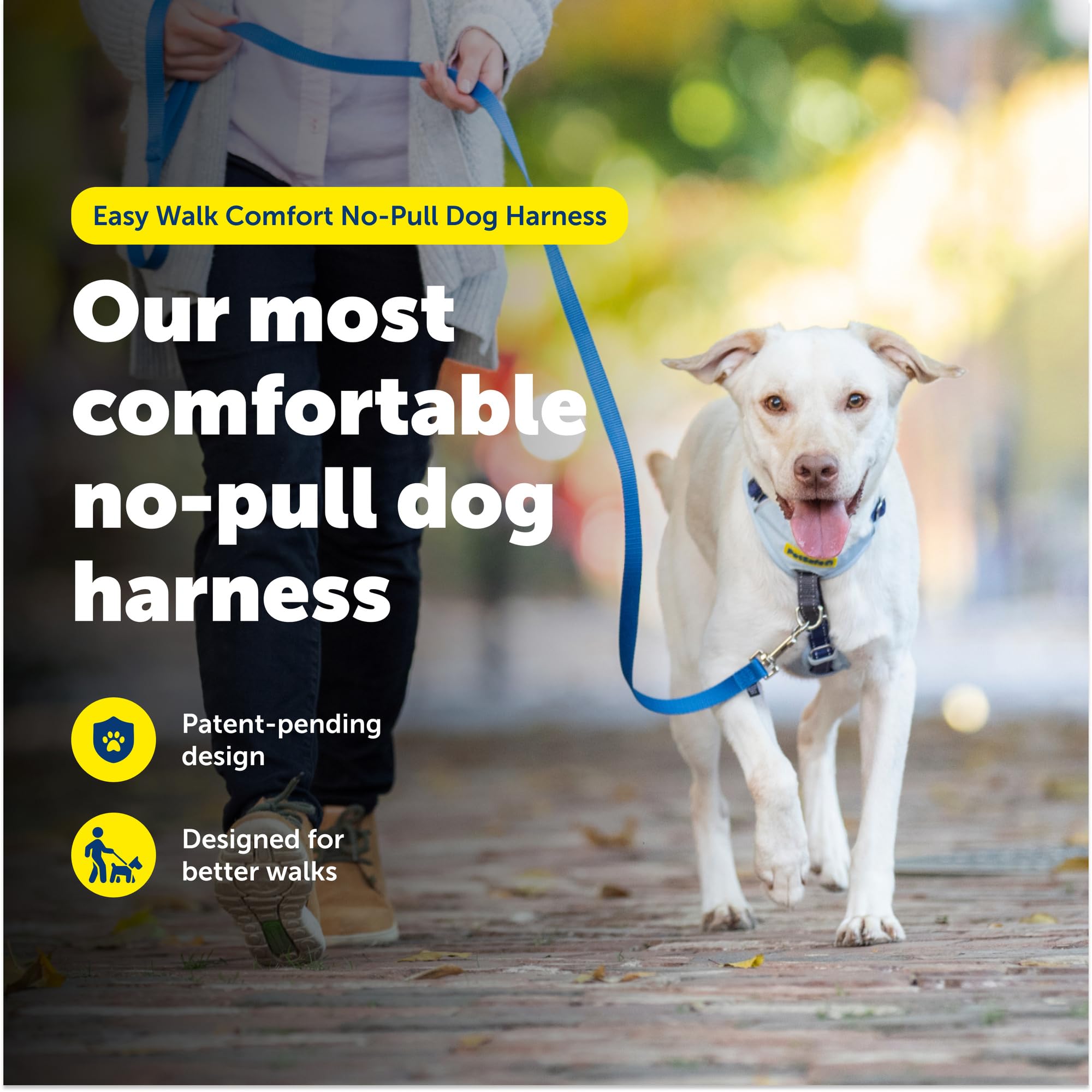 PetSafe Easy Walk con acolchado total para comodidad prolongada.