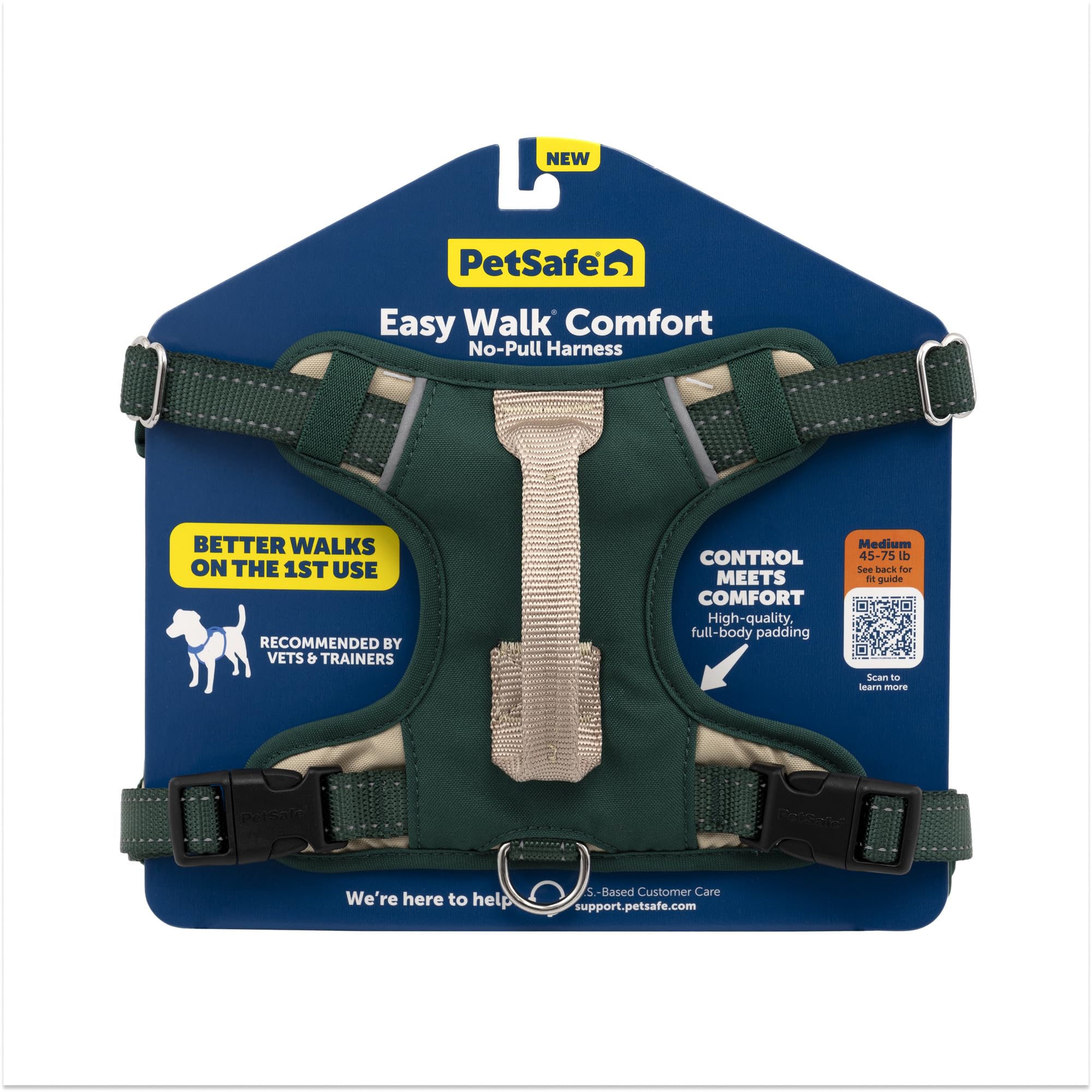 PetSafe Easy Walk Comfort arnés frente, redirección suave para paseos más controlados