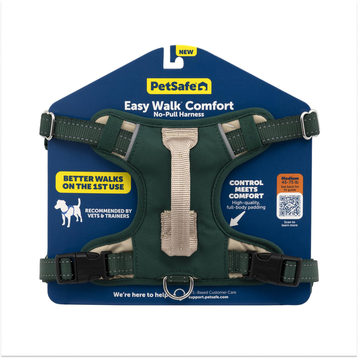 PetSafe Easy Walk Comfort arnés frente, redirección suave para paseos más controlados