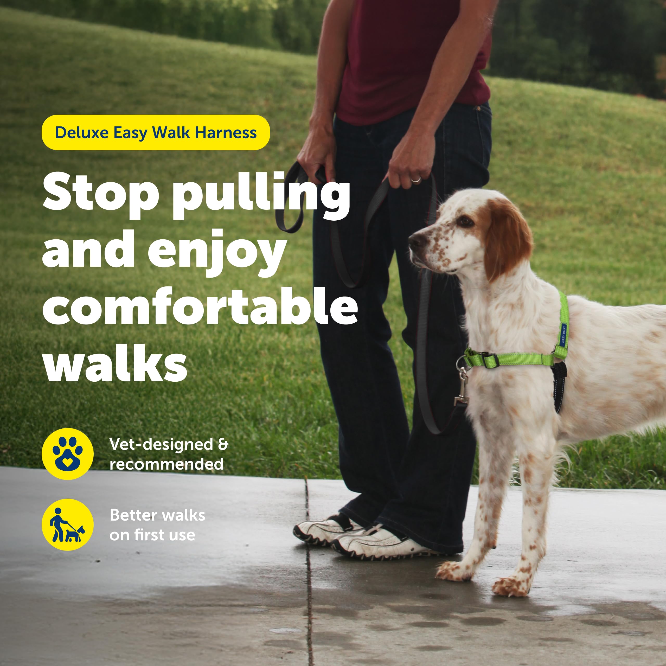 PetSafe Easy Walk Deluxe ajuste rápido para colocar el arnés fácilmente