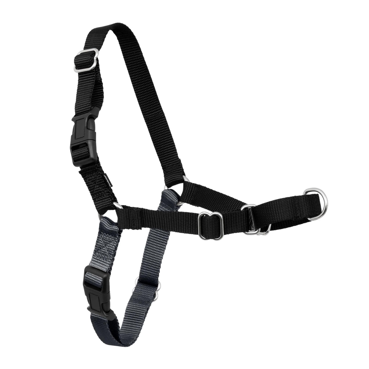 Arnés PetSafe Easy Walk vista frontal, diseño ligero y cómodo para paseos diarios