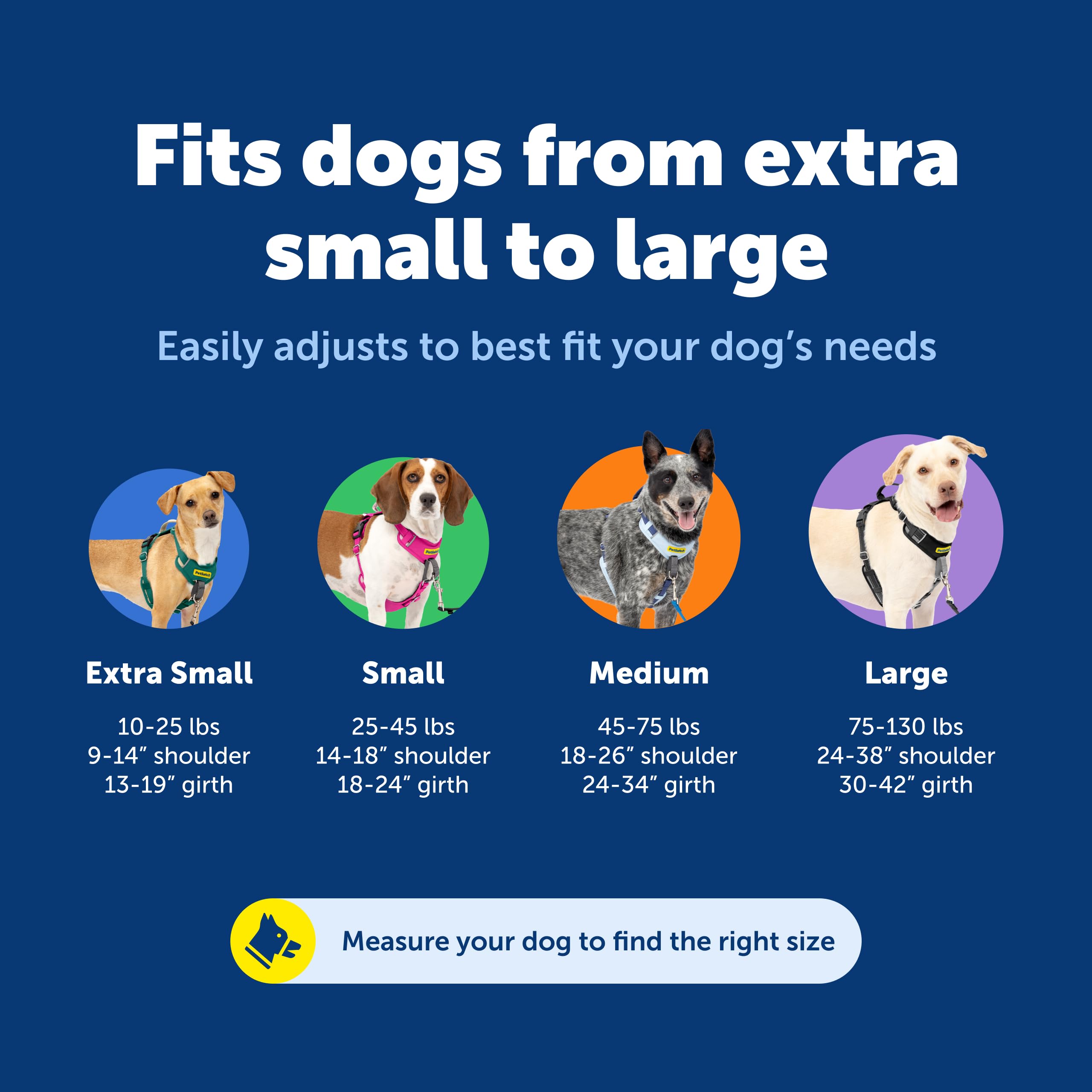 PetSafe Easy Walk ribete reflectante, mayor visibilidad en oscuridad.