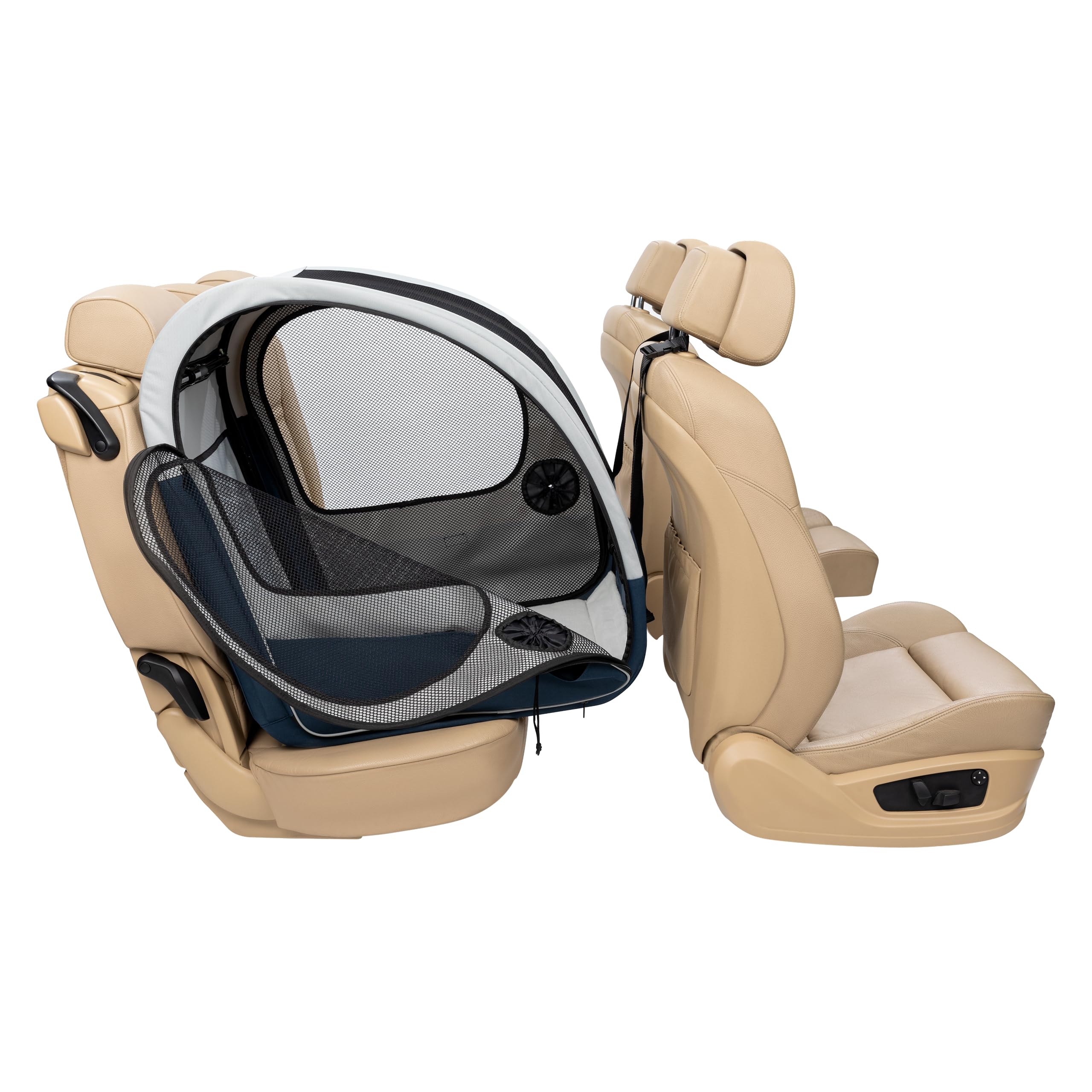 PetSafe Feliz Paseo: ventana de malla para ventilación cómoda durante el viaje