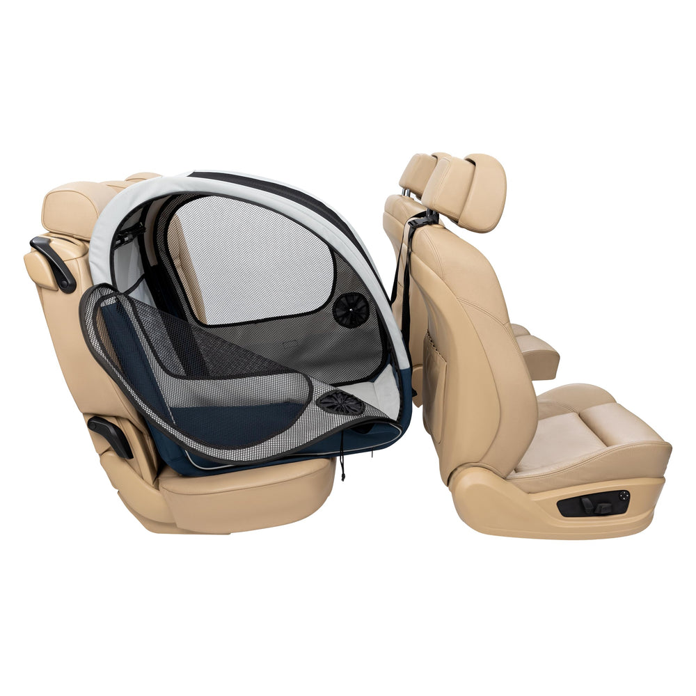 PetSafe Feliz Paseo: ventana de malla para ventilación cómoda durante el viaje
