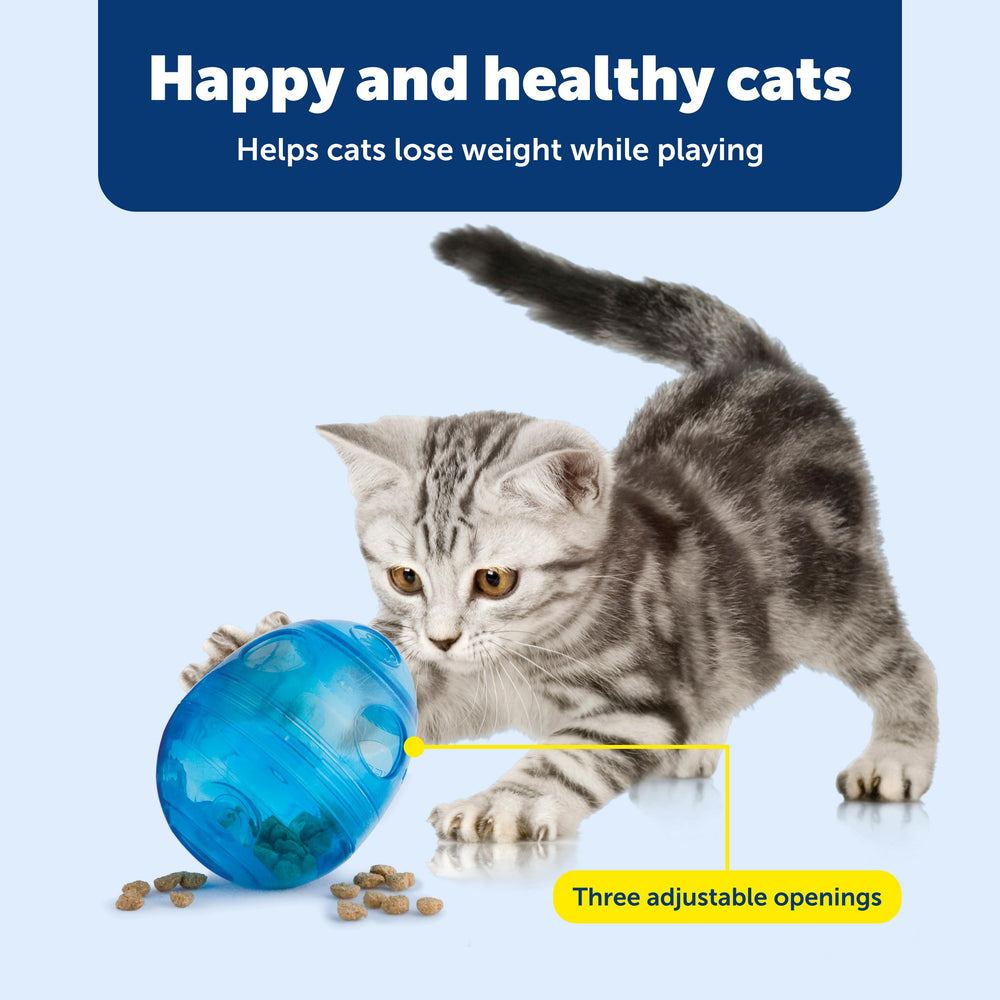 PetSafe FUNkitty Egg-Cersizer controla las raciones para una experiencia pausada