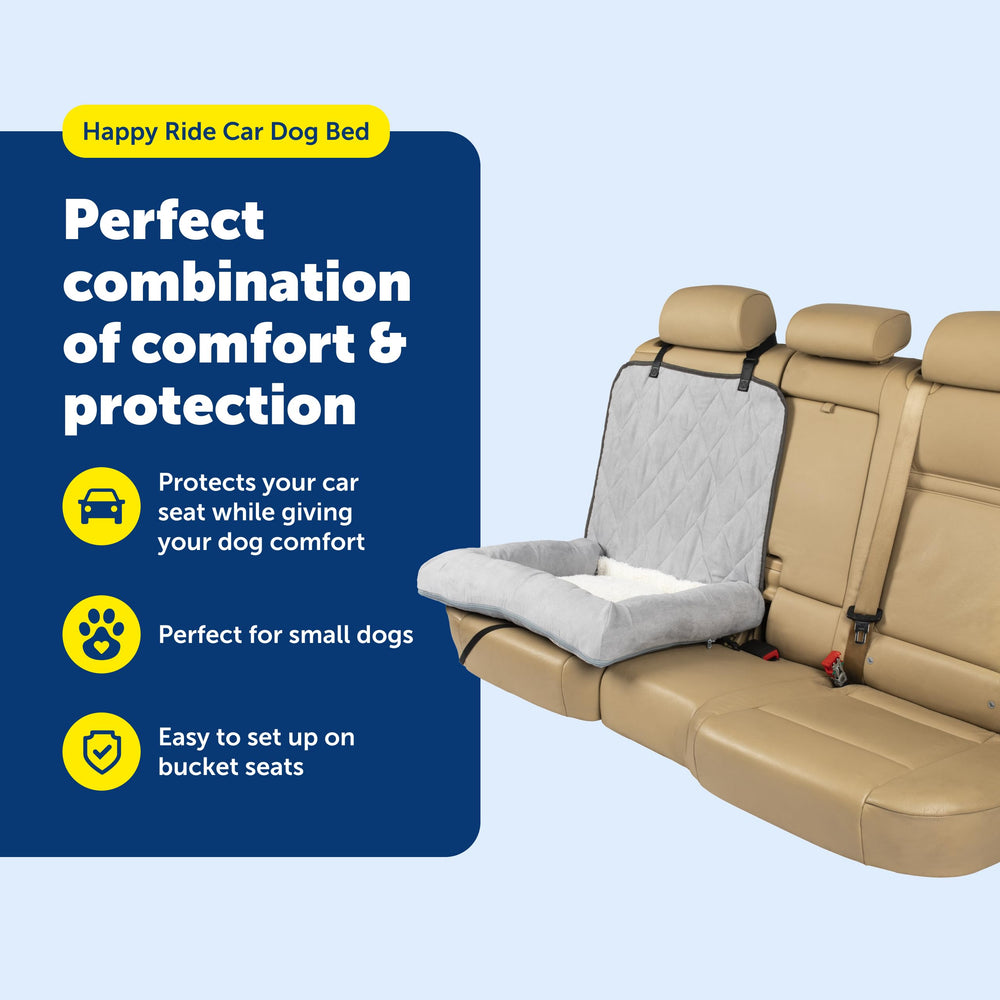 PetSafe Happy Ride acceso-facil al cinturon para seguridad durante la conducción.