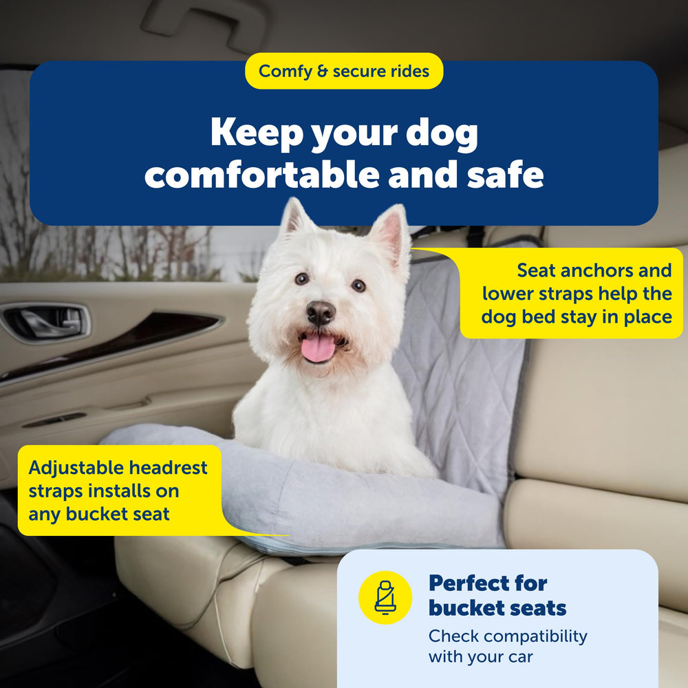 PetSafe Happy Ride instalacion-rapida en asientos delanteros o traseros.
