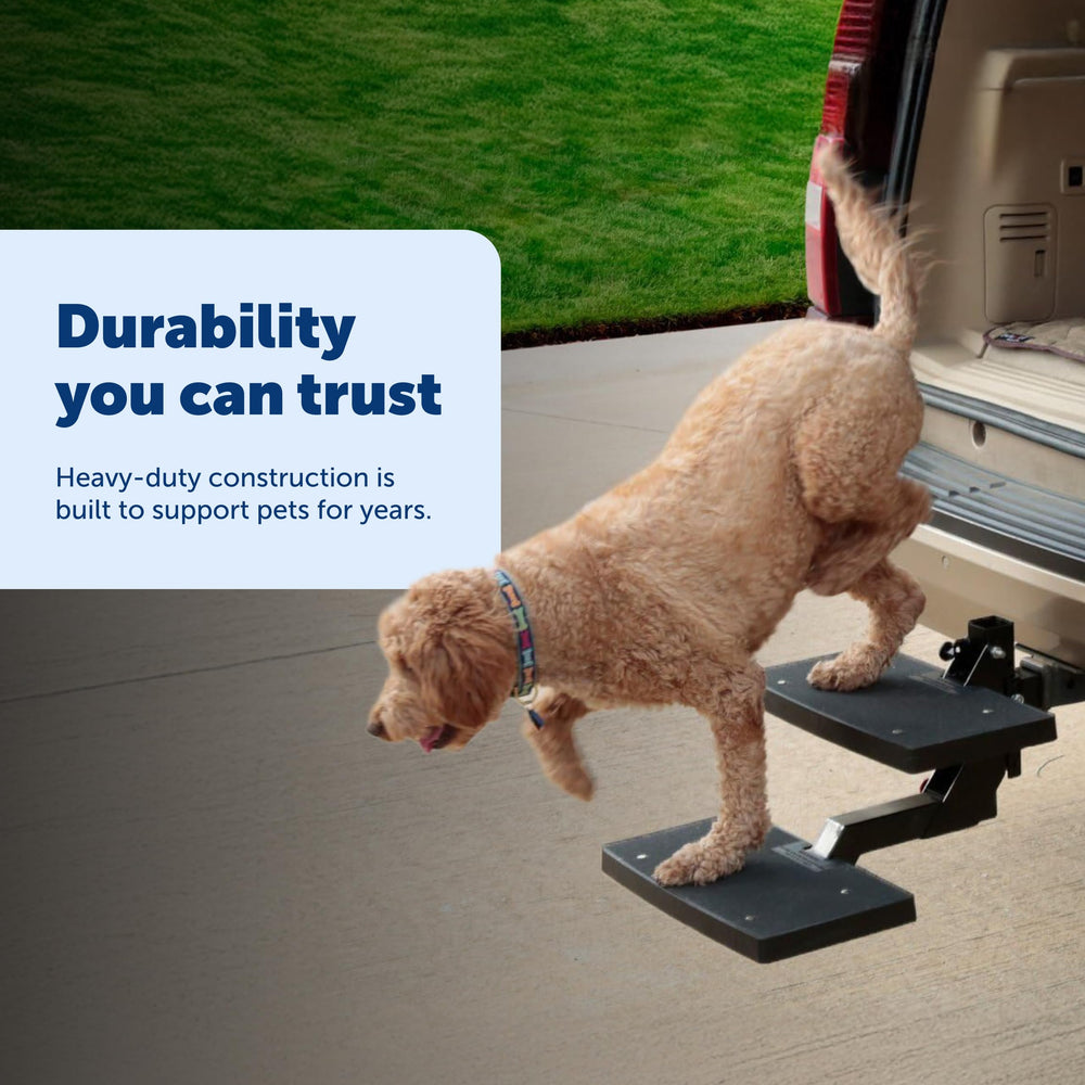 PetSafe Happy Ride PupSTEP instalación rápida en vehículos con enganche