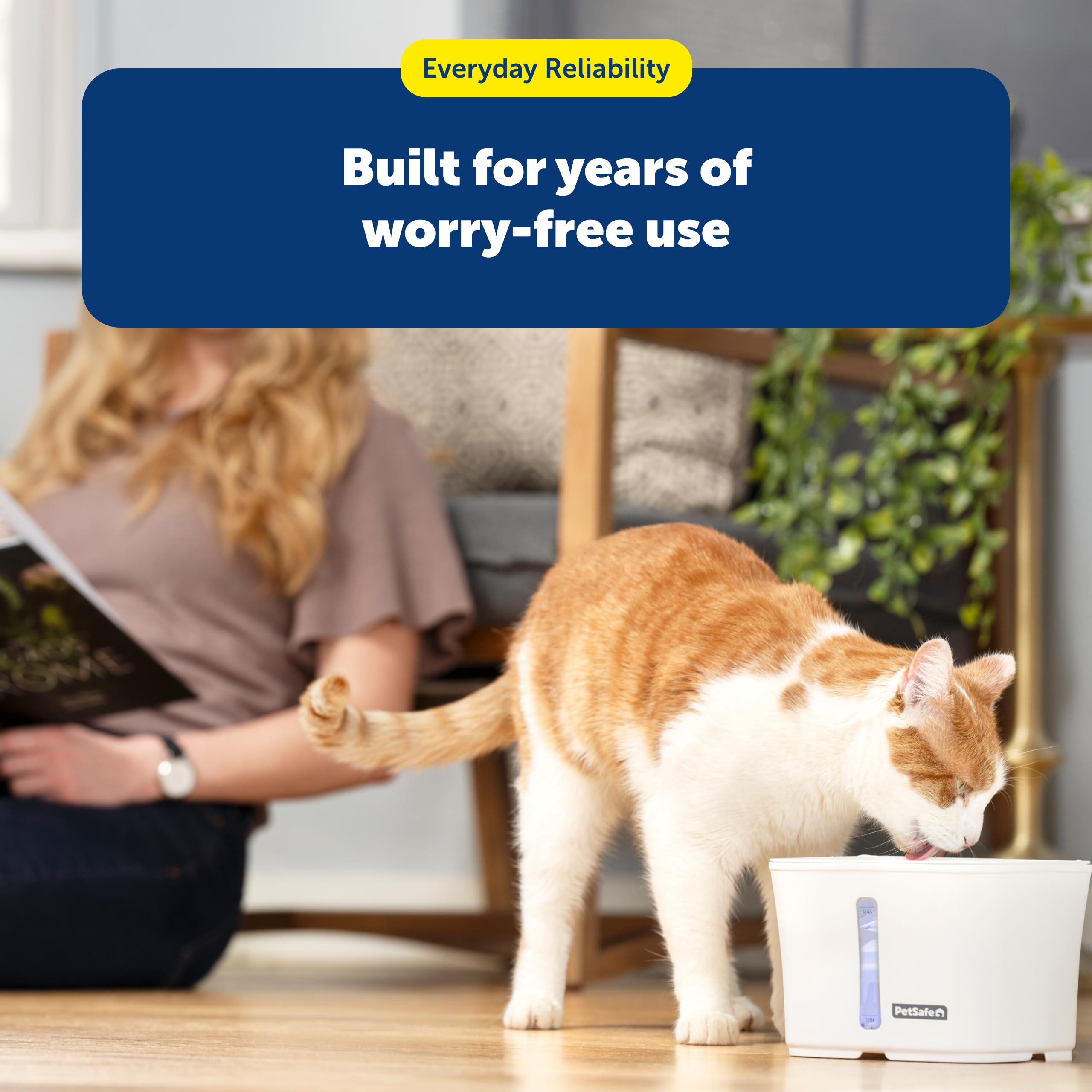 PetSafe Ion-X instalación fácil: cambio rápido de filtros para cuidado diario