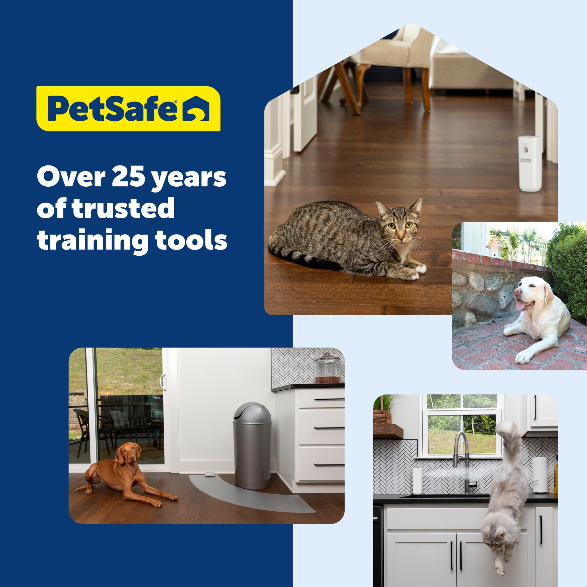 PetSafe Pet Loo apto para interior y exterior.