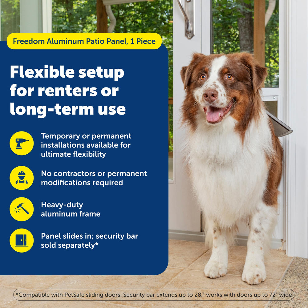 PetSafe puerta-mascota-tapa-magnetica cierre suave y seguro.