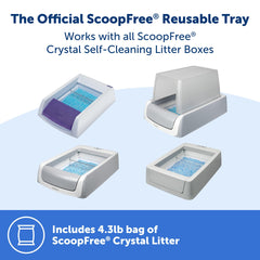 PetSafe ScoopFree: arena de cristales para absorción rápida.