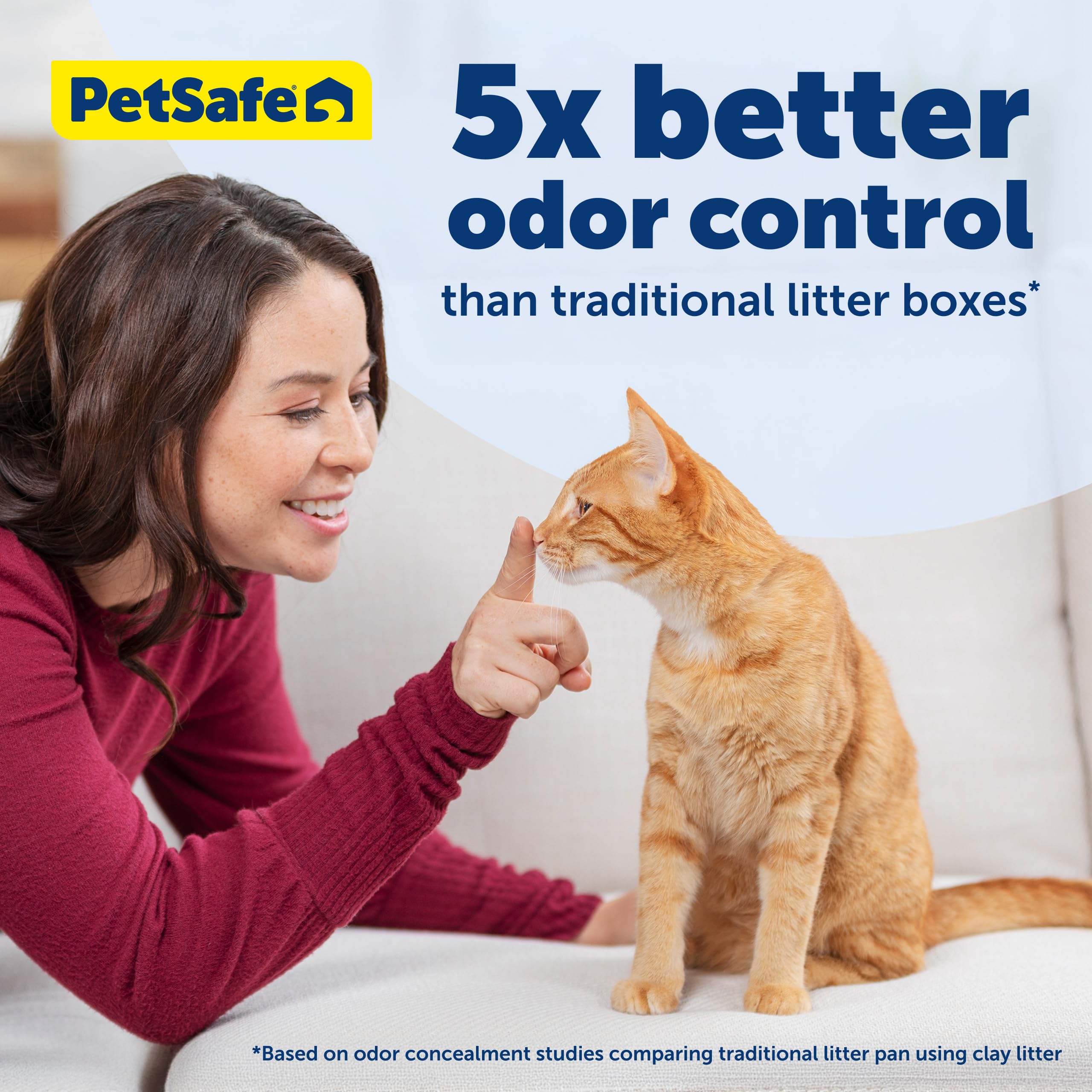 PetSafe ScoopFree Crystal, absorción-olor, mantiene el hogar con olor fresco.
