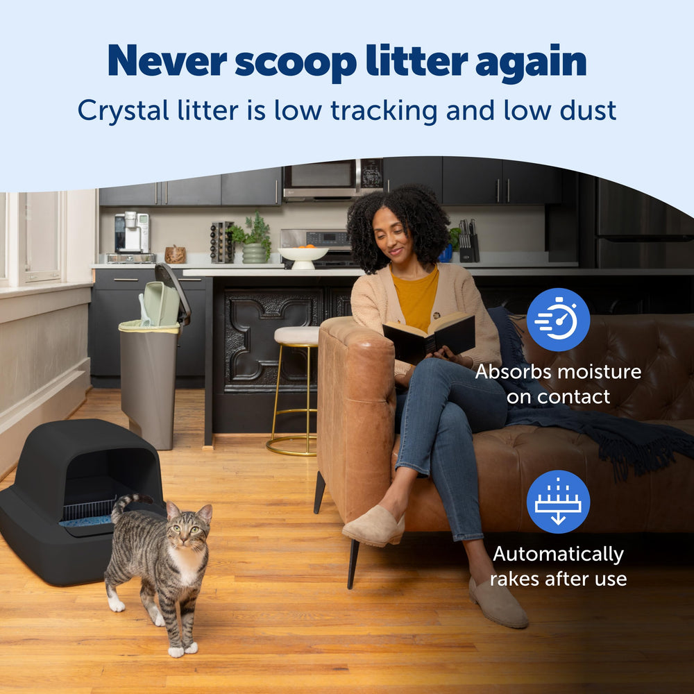 PetSafe ScoopFree Crystal Pro, contador de salud digital para monitorizar visitas al arenero.