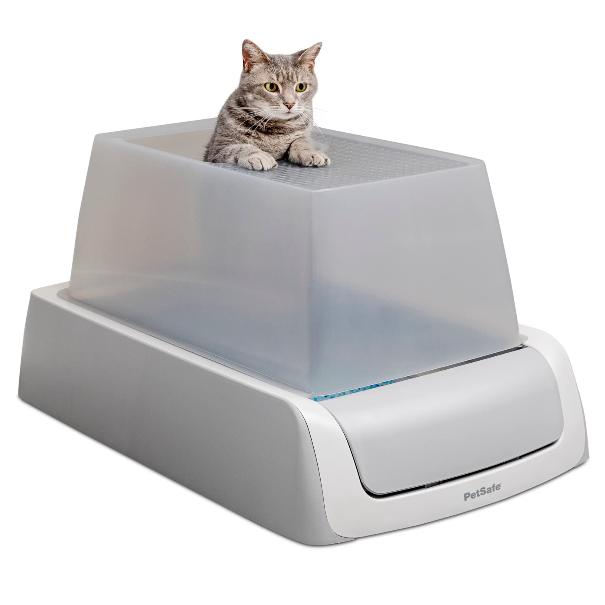 PetSafe ScoopFree Crystal Pro Legacy: bandeja desechable con forro para limpieza higiénica