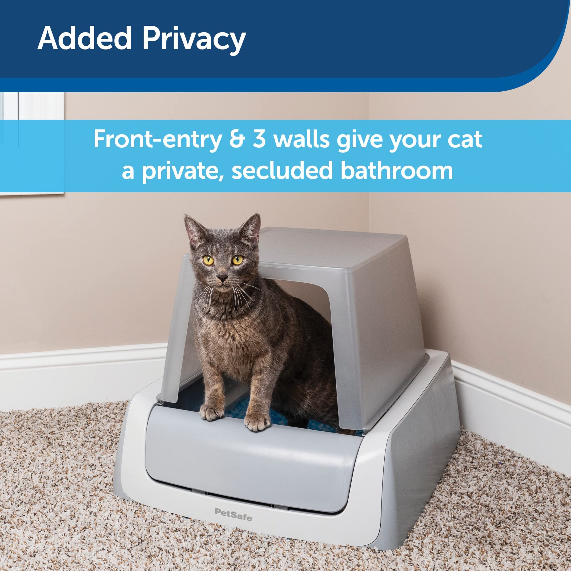 PetSafe ScoopFree: tapa ligera para transportar y almacenar.