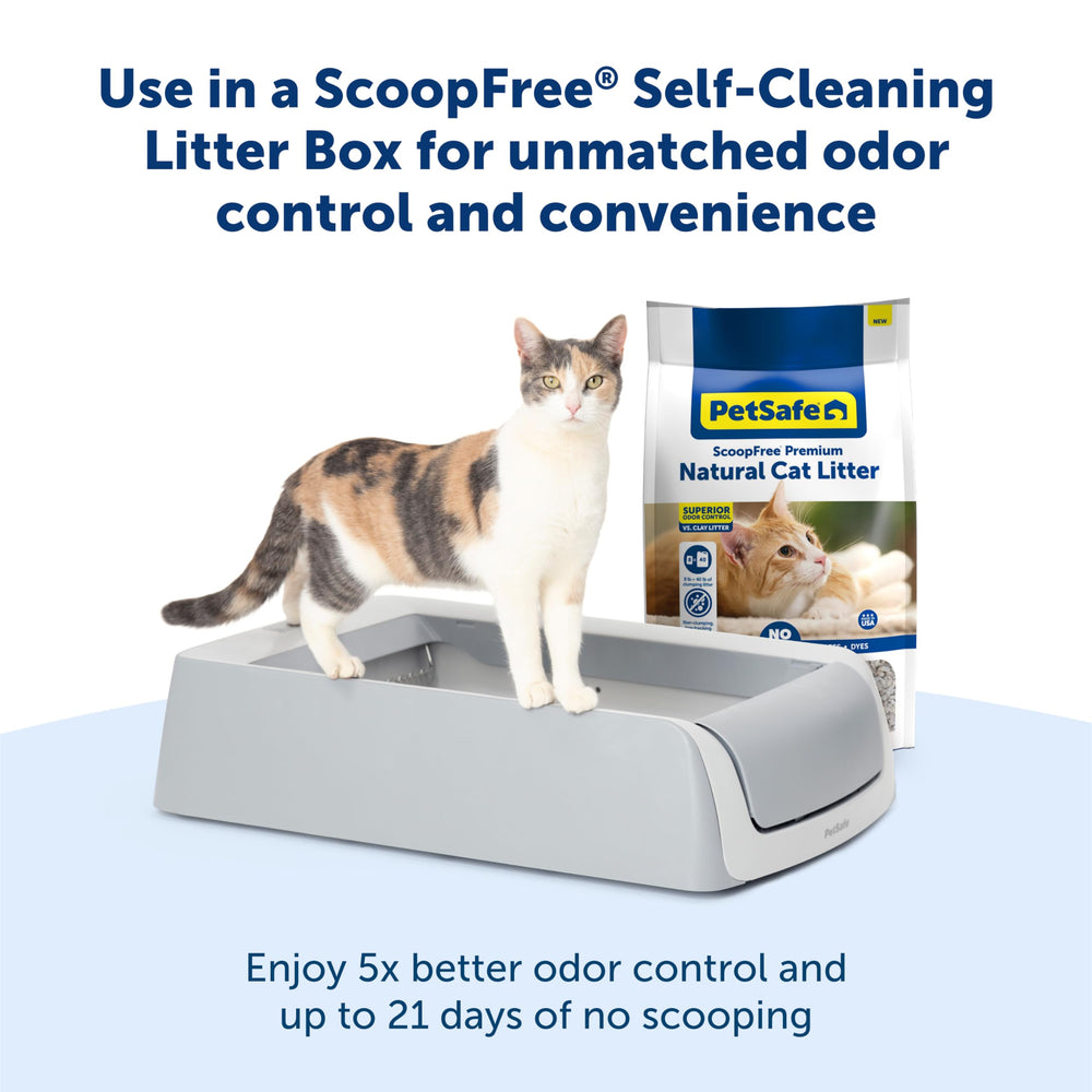 PetSafe ScoopFree Premium fácil de medir y rellenar para reemplazos rápidos