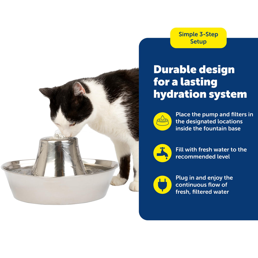PetSafe Seaside diseño compacto, encaja en espacios pequeños
