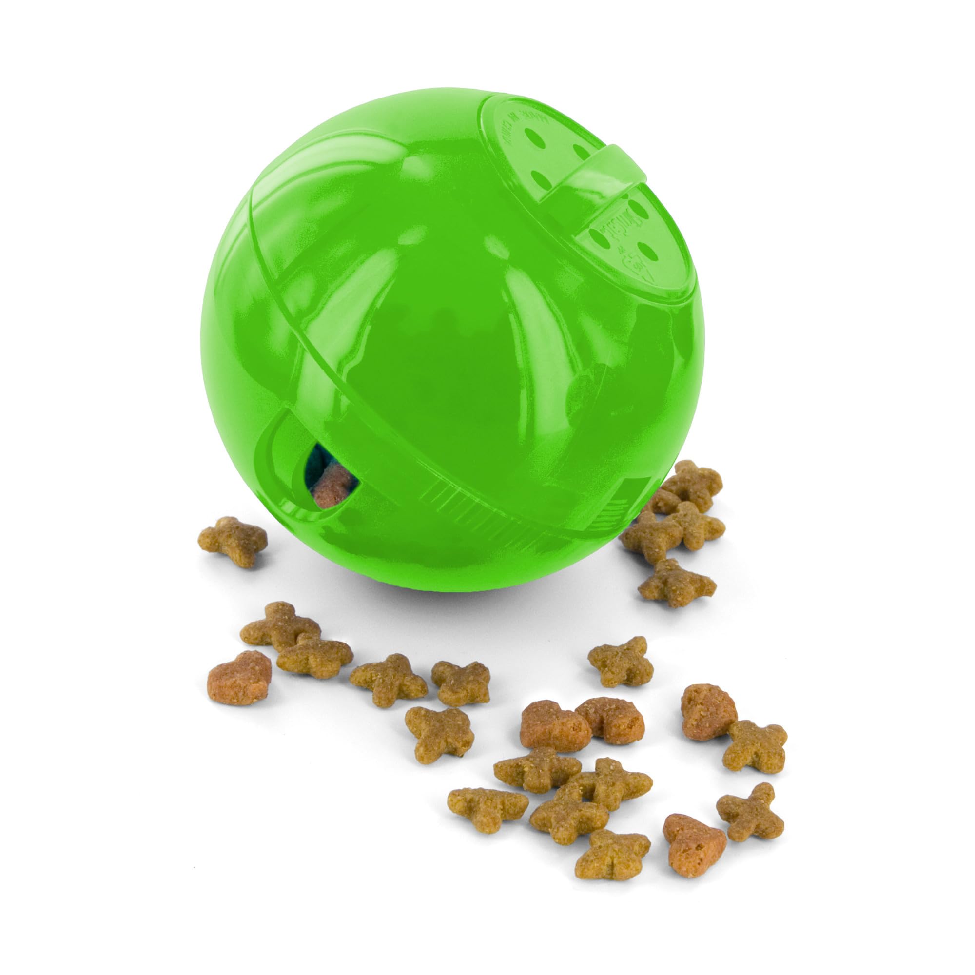 PetSafe SlimCat, alimentador-interactivo-bola para gatos, fomenta juego y control de porciones.