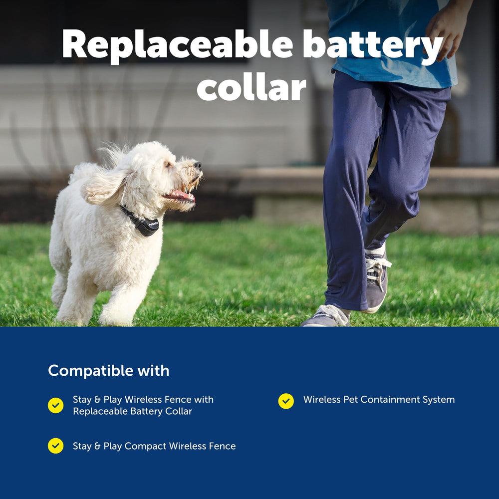 PetSafe Stay & Play alcance ajustable, adapta la cerca al jardín.