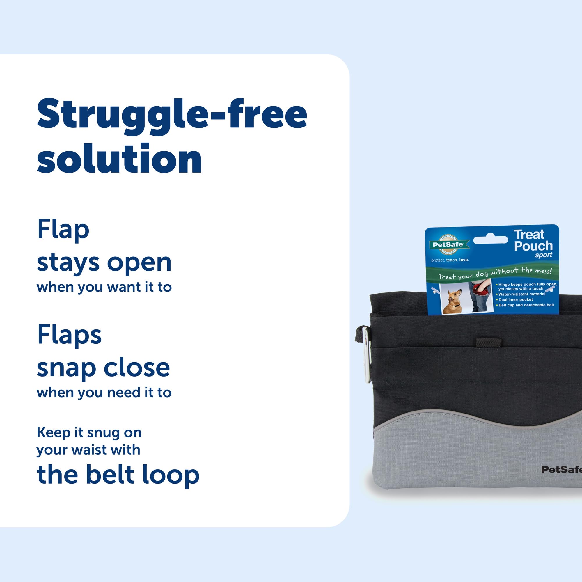 PetSafe Treat Pouch Sport correa y ajuste de cintura para uso diario cómodo