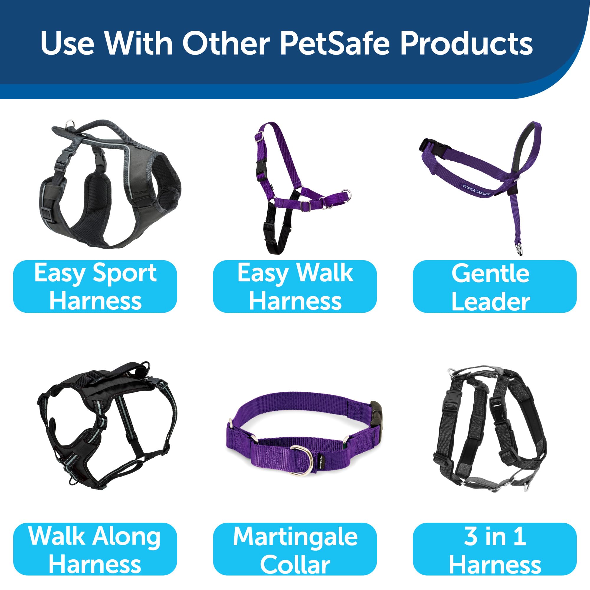 PetSafe variedad de tallas para perros y gatos.