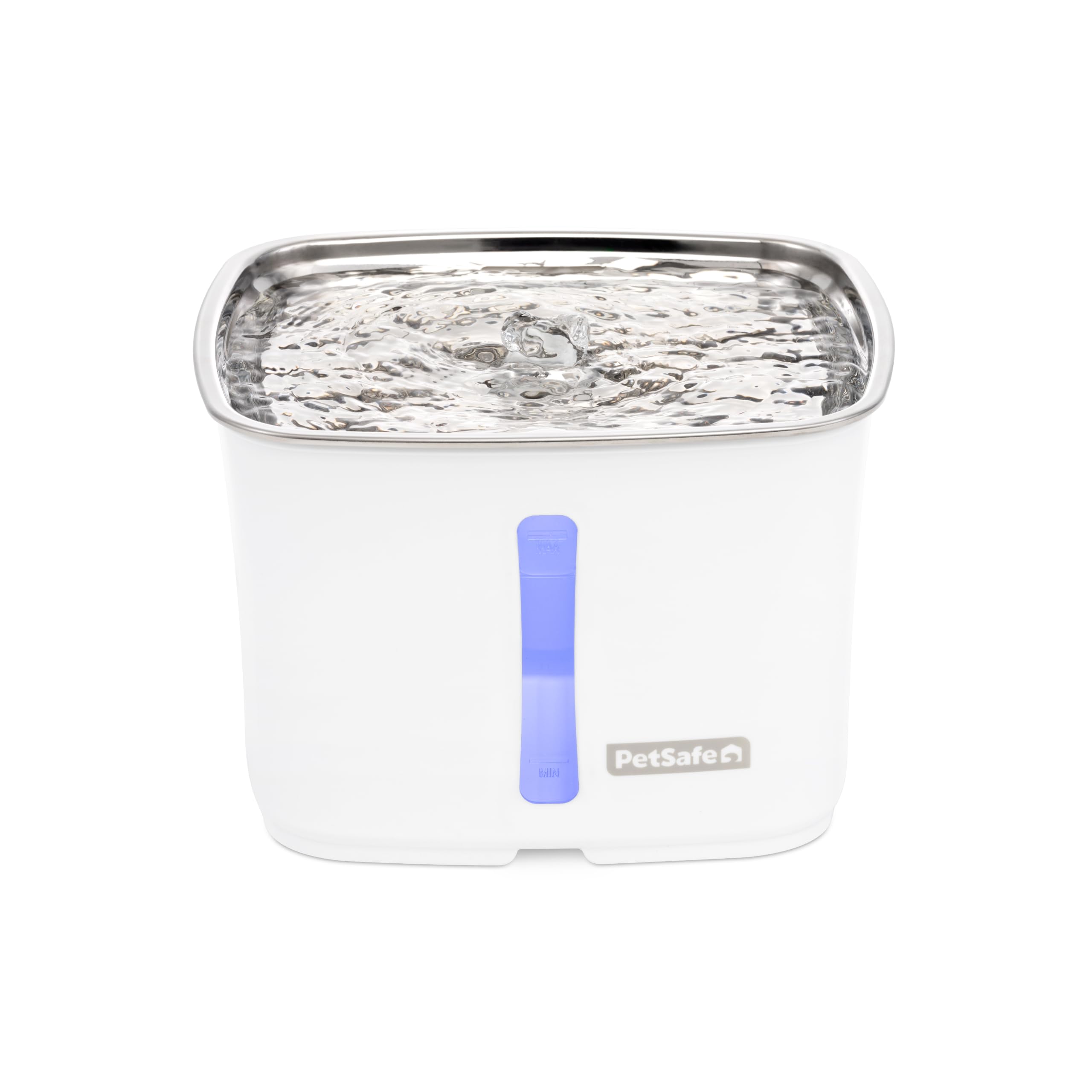 PetSafe Viva bebedero con filtración dual ofrece agua más limpia para las mascotas.
