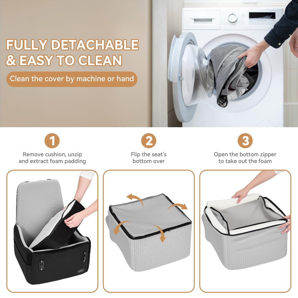 PETSFIT bolsillos de almacenamiento dobles para accesorios y snacks