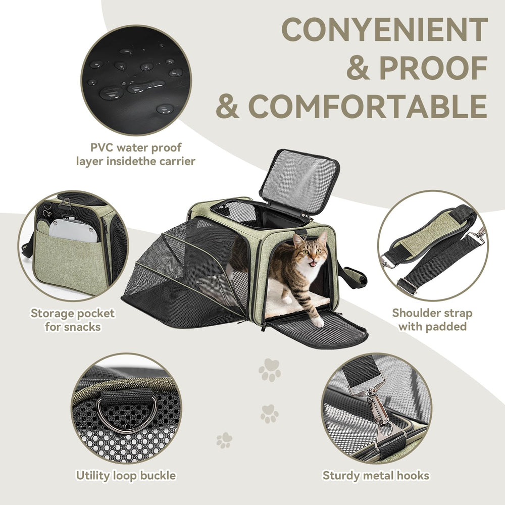 Petsfit correas y asas múltiples para transporte cómodo