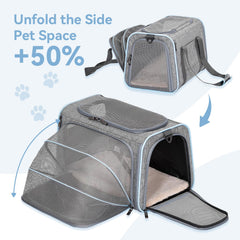 Petsfit transportín base de PP firme que ofrece soporte estable