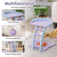 PETSITE arbol-gato-pequeno-poste-rascador-sisal: afila garras sin dañar los muebles.