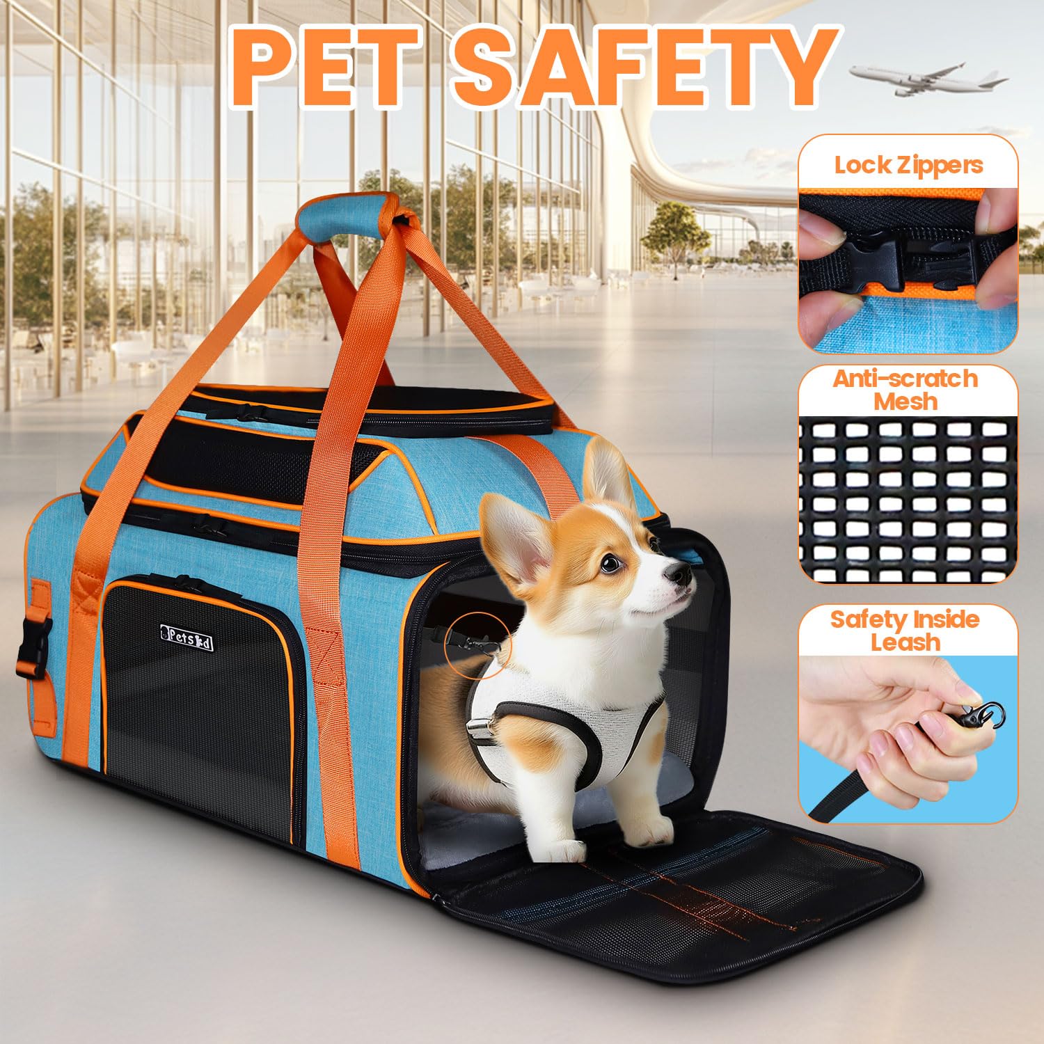 Petskd material poliéster impermeable y no tóxico, resistente a rasguños