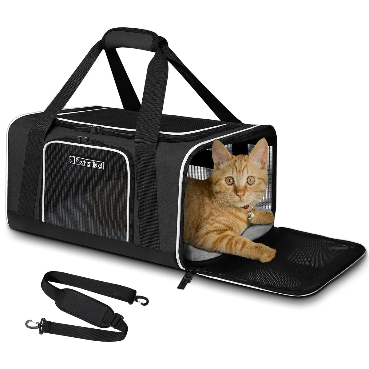 Petskd porta-mascotas debajo del asiento, ideal para viajes en cabina