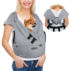 Petskd Sling frontal para perro pequeño, paseo cómodo y manos libres.