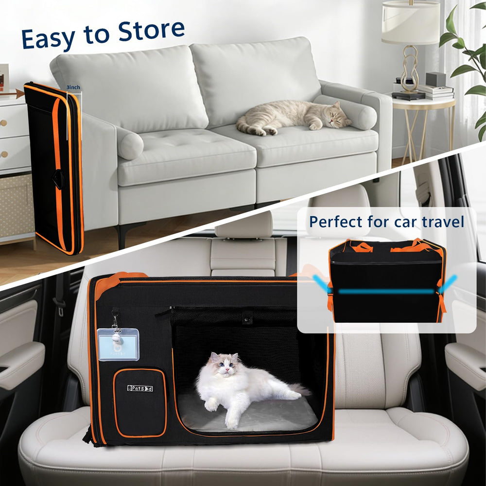 Petskd transportín con ventilación óptima en cinco paneles de malla