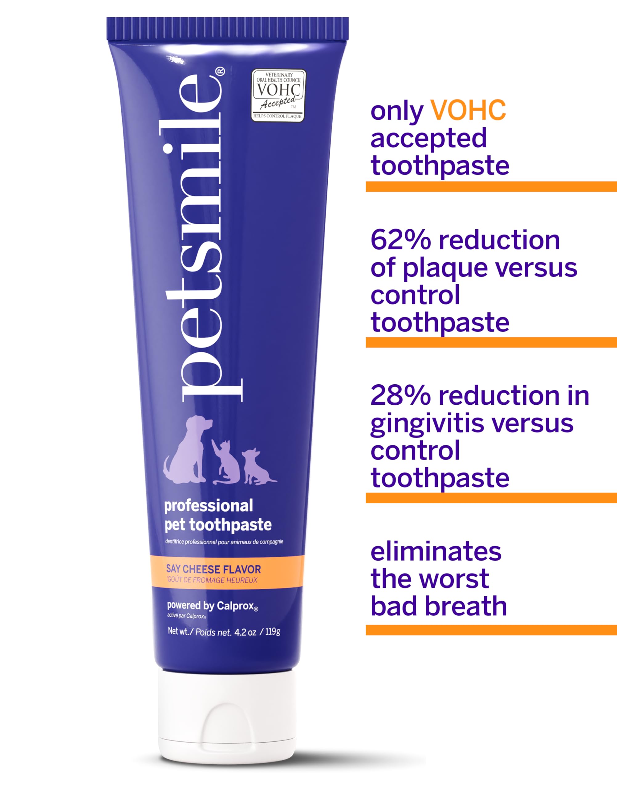 Petsmile aplicación sin cepillado facilita el cuidado bucal diario.
