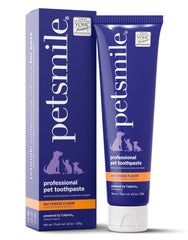 Petsmile profesional pasta dental para mascotas en tubo, cuidado bucal diario.