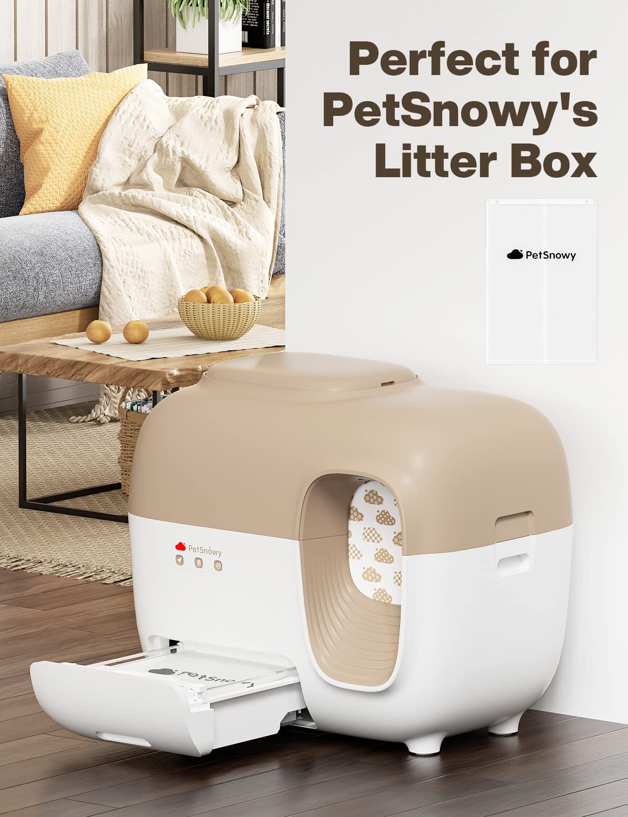 PetSnowy opción higiénica con duración de 14 días por bolsa