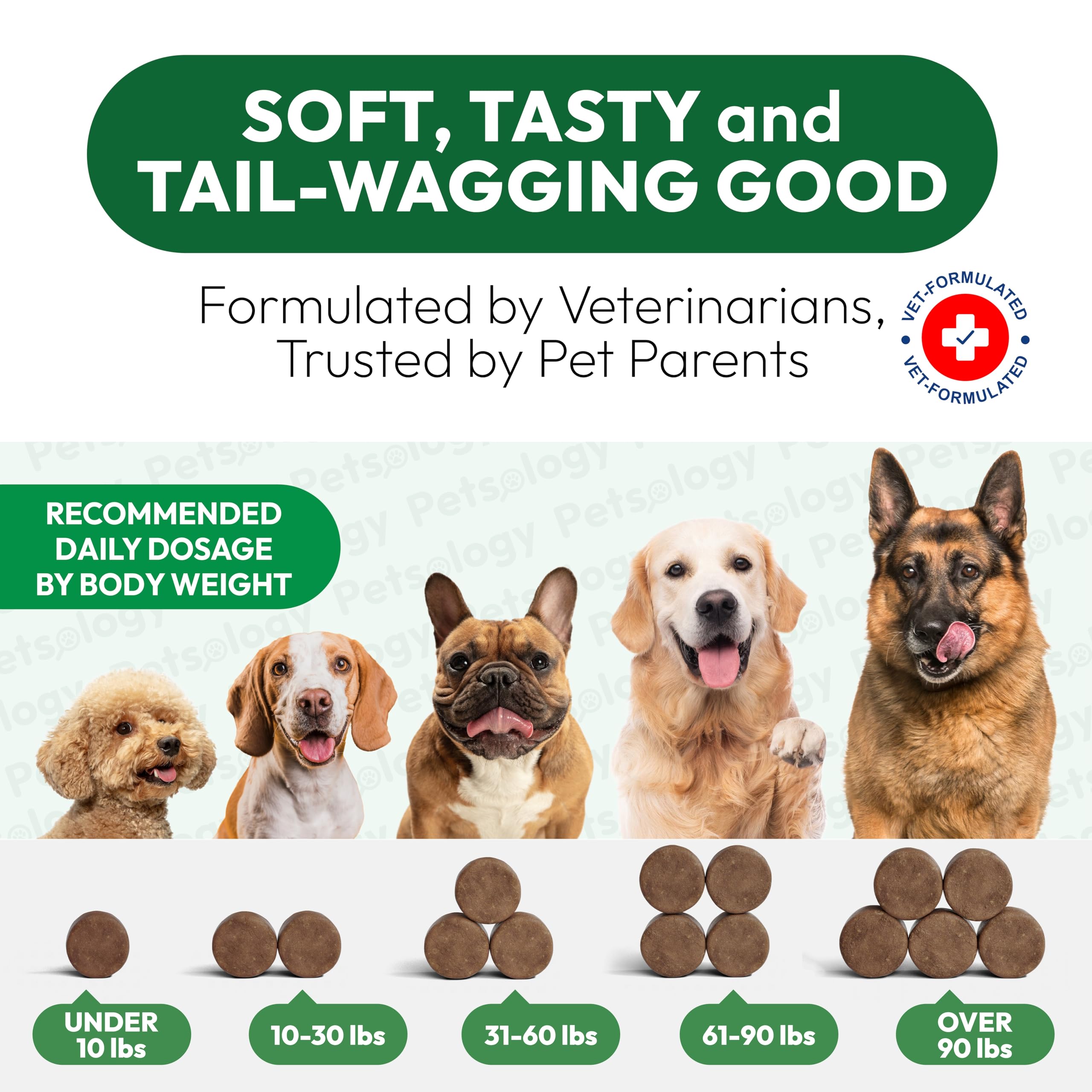 Petsology fabricado en EE. UU., seguridad y calidad en cada bocado.