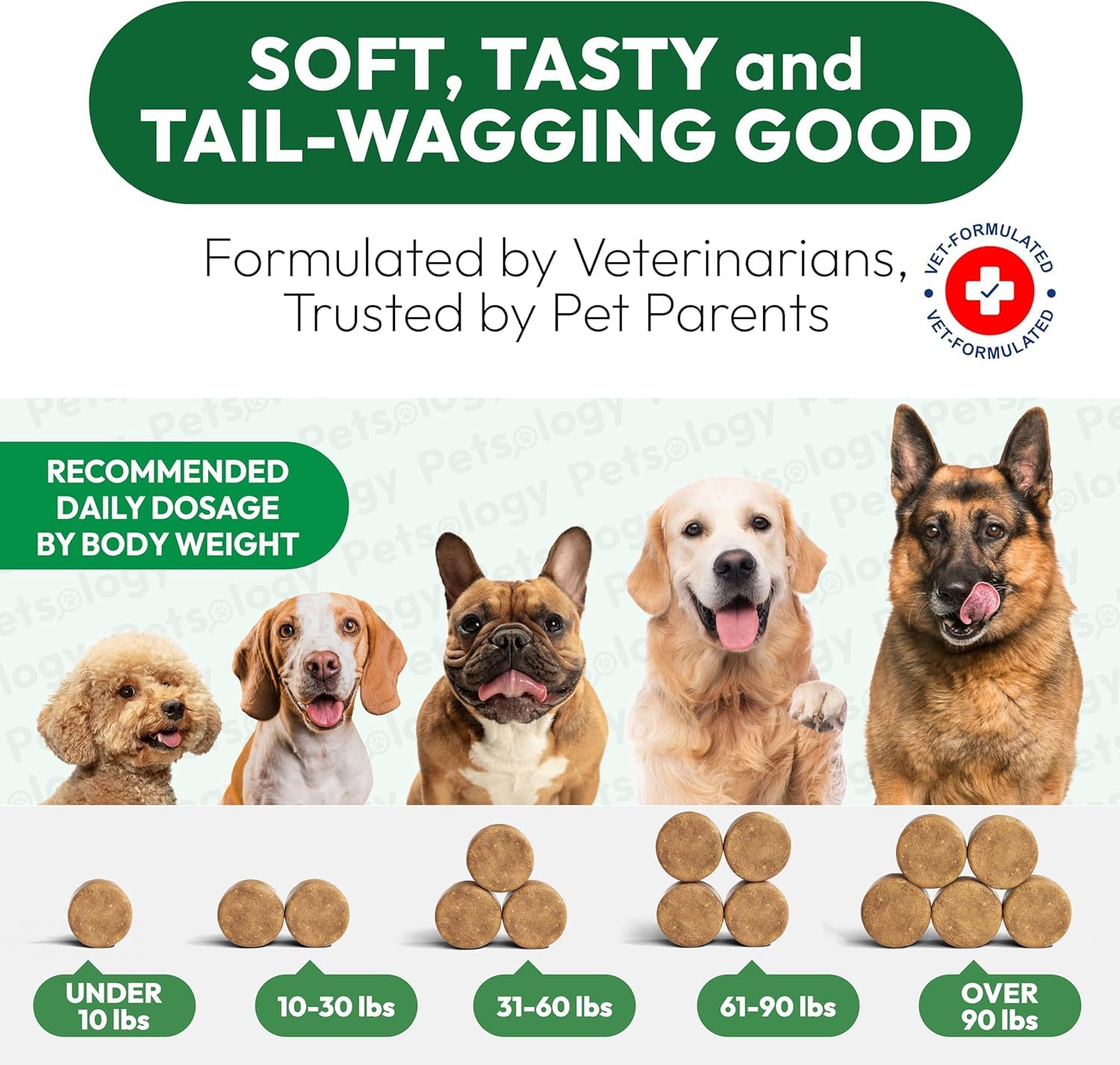 Petsology pack de dos masticables, ideal para uso diario