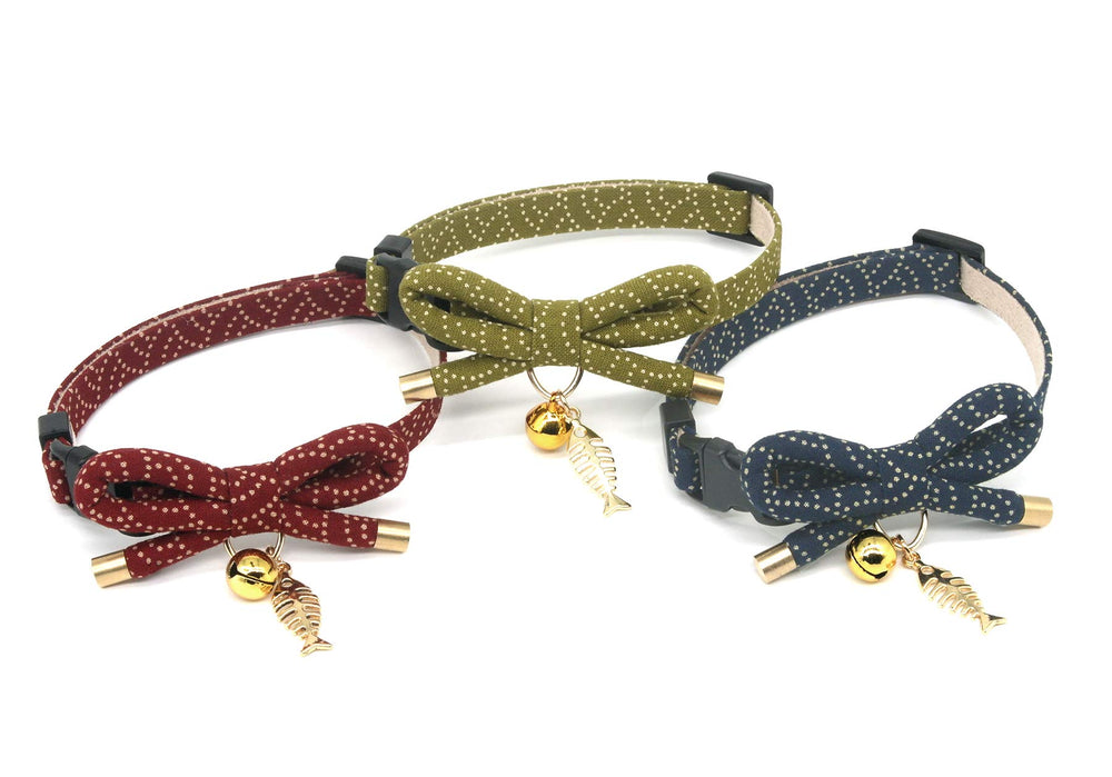 PetSoKoo collar gato adorno pez aporta toque japonés y diversión.